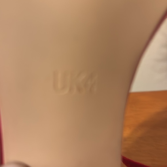 EGO Red to Toe Fluffy Fur Heels - Picture 5 of 5